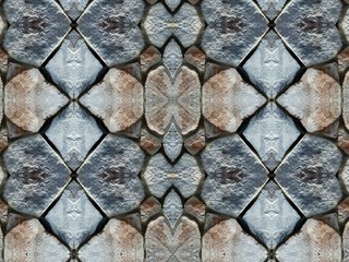 Stone wall background pattern. Old paving stones abstract background.