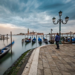 Gondolas in Venice