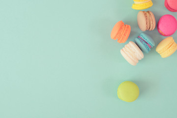 Colorful macaroons