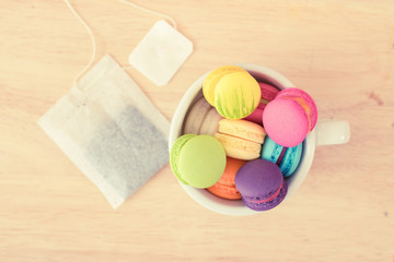Colorful macaroons