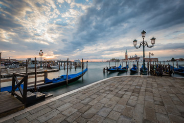 Obraz premium Gondolas in Venice