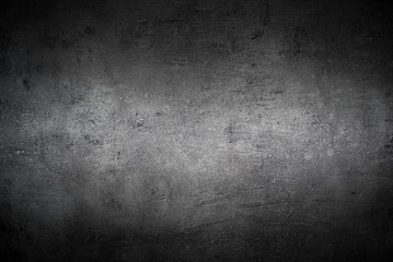 Empty black concrete stone surface texture