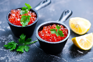 salmon caviar