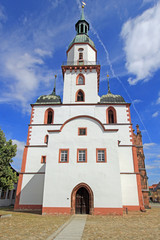 Fototapeta na wymiar Rochlitz: Kunigundenkirche (1476, Sachsen)