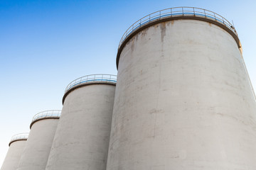 Tanks made of concrete for storage © evannovostro