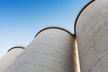 Industrial architecture fragment, tanks © evannovostro