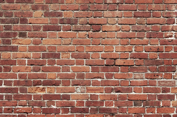 Old red brick wall background texture - 125378920