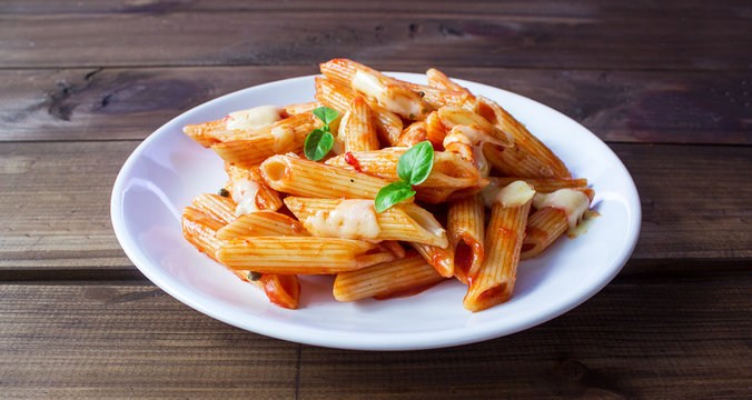 Penne Pasta In Tomato Souce