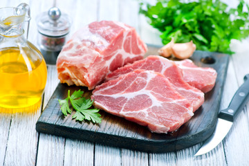raw meat