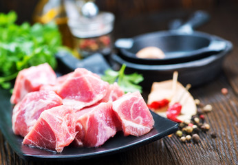 raw meat