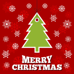 Merry Christmas Banner Greeting Card