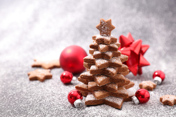 christmas tree cookie