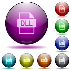 DLL file format glass sphere buttons