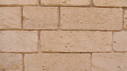 Sandstone bricks wall