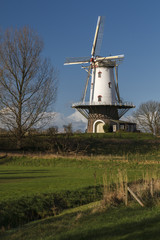 White windmill in Veere 1