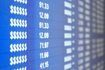 Fototapeta premium Dollar trading chart