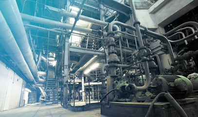 Equipment, cables and piping