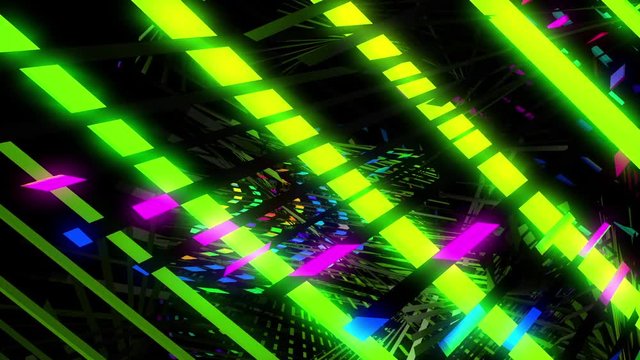 Looped Vj Creative abstract polygon crystal background for different events and projects!!!