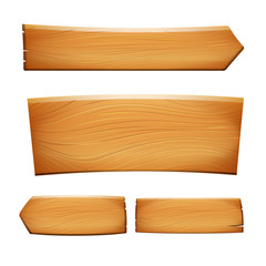 Realistic nature vintage wooden sign vector illustration eps10 0