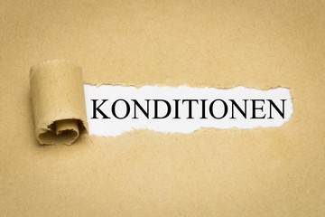 Konditionen