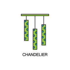 ?handelier flat icon.