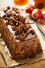 Traditional English steamed pudding