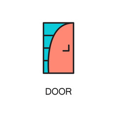 Door line icon.