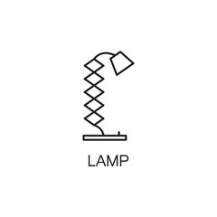 Lamp line icon set. High quality pictogram.  Outline vector symbol for design website or mobile app. Thin line sign  for logo, visit card, etc.