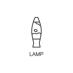 Lamp line icon set. High quality pictogram.  Outline vector symbol for design website or mobile app. Thin line sign  for logo, visit card, etc.
