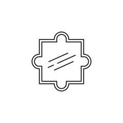 Fototapeta na wymiar Mirror line icon. Thin line pictogram for webdesign. Outline high quality sign for design websete, mobile app, logo. 