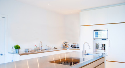 Luxury modern kitchen. Interior design