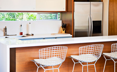 Luxury modern kitchen. Interior design