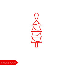 Christmas decoration vector icon.