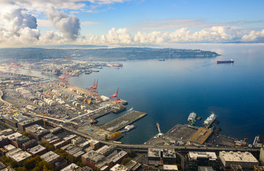 Naklejka premium Seattle Skyline