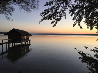 Abendstimmung am Ammersee