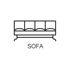 Sofa line icon.