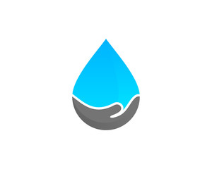 Safe Water Care Logo Design Template Element