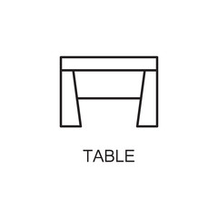 Table line icon.