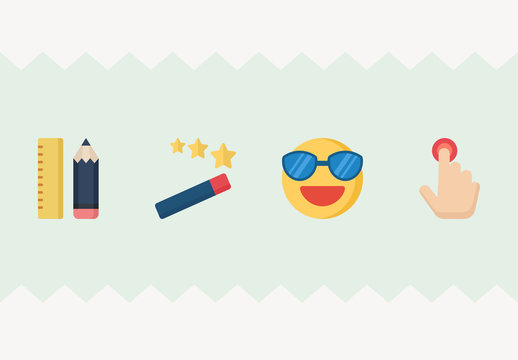 20 Actions and Emoticons Icons