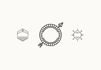 20 Outlined Labels 1