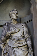 Fototapeta na wymiar Amerigo Vespucci statue