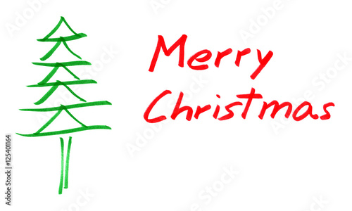 &quot;Merry Christmas with tree&quot; Stock photo and royalty-free images on Fotolia.com - Pic 125401164