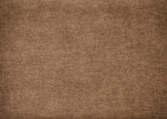 Vintage background made of brown cotton