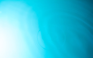 Blue water circle background, ripple water texture
