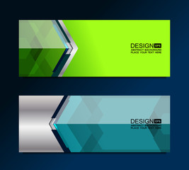 Business Banner Background, vector illustration