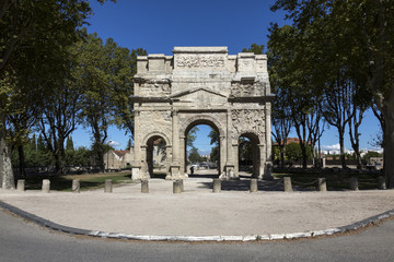 Fototapeta na wymiar Triumphal Arch of Orange - Orange - France