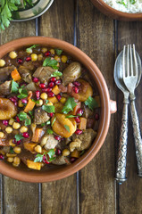 Fruity lamb tagine