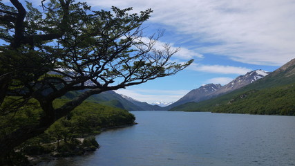 Fototapeta na wymiar Lake in Patagonia Argentina