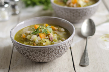Cannellini bean soup