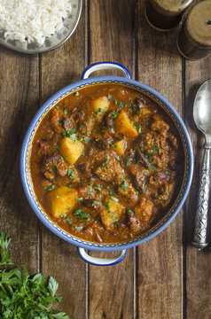 Beef and bean tagine